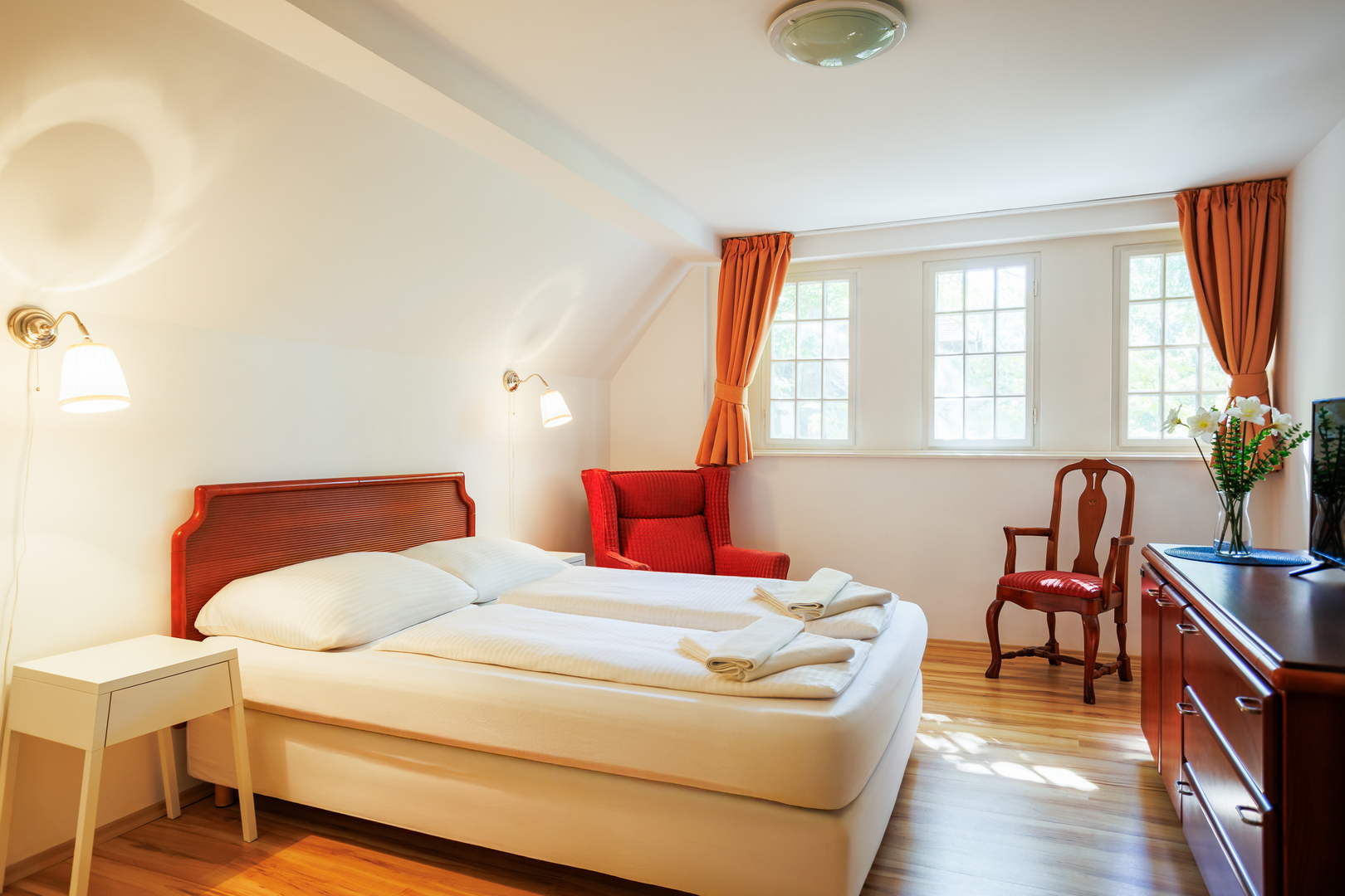 kilátás az udvarra